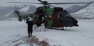 Moti i keq: Forcat Ajrore kanë nisur që dje shpërndarjen e ndihmave në zonat e izoluara