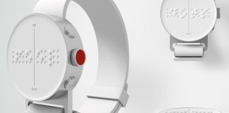 Dot: Ora e parë për të verbër që përmban alfabet Brail