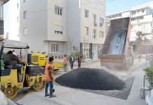 Tiranë, nis të shtrohet rruga te Liqeni i Thatë