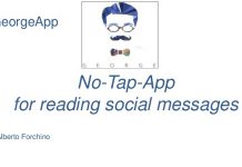 GeorgeApp, aplikacioni që lexon mesazhet kur jeni në timon