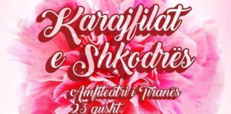 Amfiteatri i Tiranës, muzikë shkodrane me “Karajfilat e Shkodrës”