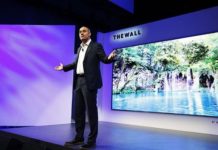 Samsung prezanton televizorin ”mur”