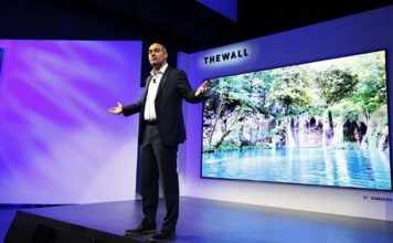 Samsung prezanton televizorin ”mur”