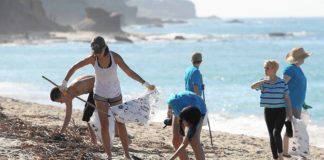 Durrës, turistët e huaj pastrojnë plazhin