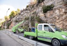 Barriera mbrojtëse në segmentin Lezhë-Shëngjin