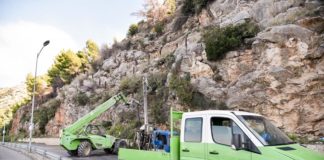 Barriera mbrojtëse në segmentin Lezhë-Shëngjin