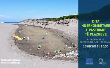 Dita Botërore e Pastrimit të Plazheve, BE në Shqipëri fushatë pastrimi në Spille
