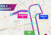 Ja itinerari i Maratonës së Tiranës 2018