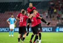 Goli Xhaka, Shqipëria e nis me fitore Ligën e Kombeve