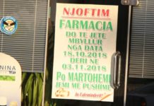 Ndodh në Fier/ Farmacia nxjerr njoftim: Jemi mbyllur, po martohemi!