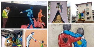 FOTOT/ I keni parë pikturat në Tiranë? Njihuni me talentin që bën art në rrugët e kryeqytetit