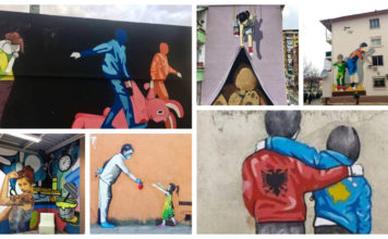 FOTOT/ I keni parë pikturat në Tiranë? Njihuni me talentin që bën art në rrugët e kryeqytetit