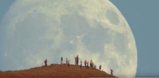 VIDEO/ Pamje të rralla, ‘takim’ me hënën në Kaliforni