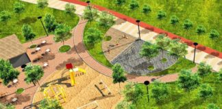 FOTOT/ Tjetër kënd lojërash për fëmijët e Tiranës, ja ku po ndërtohet