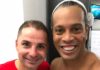 VIDEO/ Mesfushori shqiptar luan me Ronaldinhon, braziliani i bën një surprizë