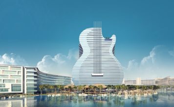 FOTOT/ Një hotel në formë kitare, pritet të nxisë fuqishëm turizmin