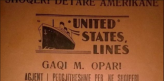 A e dini se ka patur një linjë udhëtimi me anije Durrës-New York? Ja dokumenti