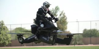 VIDEO/ Policë me motoçikleta fluturuese…