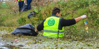 “Eko Mendje” pastron lumin Buna duke hequr 6 ton mbetje