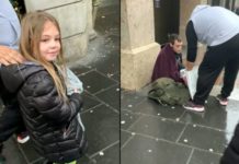 6-vjeçarja e kalon Krishtlindjen duke u dhënë ushqim të pastrehëve në rrugë