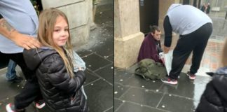 6-vjeçarja e kalon Krishtlindjen duke u dhënë ushqim të pastrehëve në rrugë