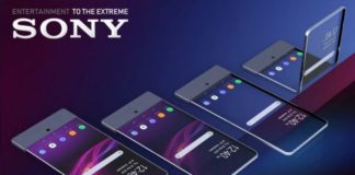 Smartfon transparent, Sony depoziton patentën