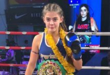 Vajzat shqiptare nuk ndalen, Alma Juniku shpallet kampione bote në tajboks