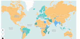 Harta/ Jeni kurioz? Ja në sa shtete mund të udhëtojnë shqiptarët pa vizë