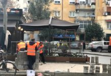 Tjetër ndërhyrje në Tiranë, rikonstruktohen trotuarët e rrugës së Porcelanit