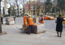 FOTOT/ Nis zgjerimi i trotuarëve te ‘Shallvaret’, hapësira për qytetarët 4 herë më e madhe