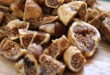 Kura mesdhetare, fiq të thatë me vaj ulliri