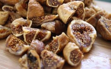 Kura mesdhetare, fiq të thatë me vaj ulliri