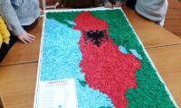 Harta e Shqiperise nga Femijet e Kopshteve