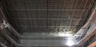 Foto/ Vijon puna për rehabilitimin e Teatrit të Operas, gati në fund të 2019-ës