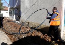 Rruga “Derhemi” në Tiranë me rrjet të ri ujësjellësi