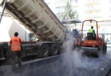 Fier, asfaltim lagjeve të brendshme të qytetit