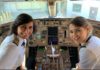 Nënë e bijë drejtojnë bashkë avionin, njihuni me rastin frymëzues
