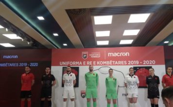 FOTOT/ Prezantohen fanellat e reja të ekipit Kombëtar të futbollit