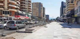 Vlorë, punimet në bulevardin “Ismail Qemali” janë drejt përfundimit