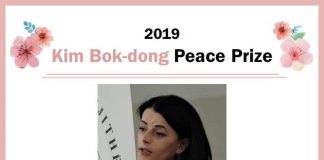 Vasfije Krasniqi Goodman, mori çmimin Kim Bok-dong për Paqe për vitin 2019