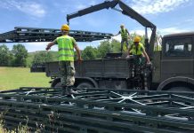 Mirditë, Forcat e Armatosura ndërtojnë urën që lehtëson lëvizjen e 1000 banorëve