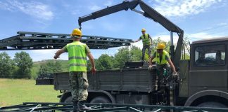 Mirditë, Forcat e Armatosura ndërtojnë urën që lehtëson lëvizjen e 1000 banorëve