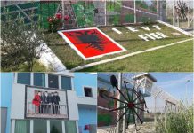 Të dënuarit kthejnë burgun e Fierit në ‘galeri arti’, Skënderbeu dhe Nënë Tereza pikturohen në mure