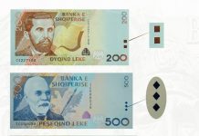 Kur është futur për herë të parë elementi i njohjes nga të verbrit në kartëmonedhat shqiptare?