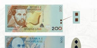 Kur është futur për herë të parë elementi i njohjes nga të verbrit në kartëmonedhat shqiptare?