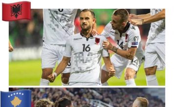 Fotolajm/ Triumfi spektakolar i shqiptarëve në dy anët e kufirit