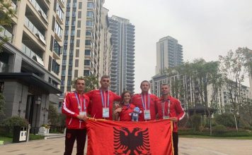 E pandalshme/ Luiza Gega fiton vendin e tretë në lojërat Olimpike Ushtarake Botërore