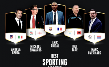 Igli Tare mes 5 kandidatëve për drejtorin sportiv më të mirë të vitit në botë