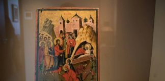 Ikona “Ringjallja e Llazarit” e Kostandin Zografit ekspozohet në UNESCO-s