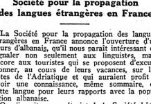 Viti 1939/ Kur në Francë u hap kursi i gjuhës shqipe, ja çfarë shkruante shtypi